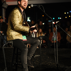 Country star Chase Bryant performed at the Lighting Ceremony.