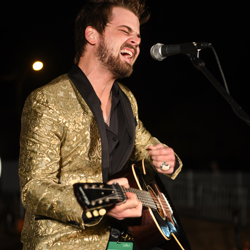 Country star Chase Bryant made a small appearance in "Christmas at Graceland: Home for the Holidays."