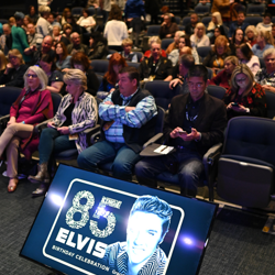 Fans lined up early to celebrate Elvis
