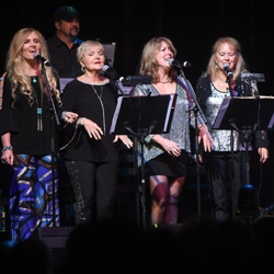 The Holladay Sisters and Donna Rhodes Morris, plus her daughter Savannah, performed at the American Sound Studio concert.