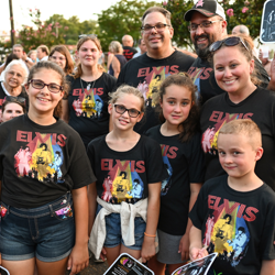 Fans of all ages paid tribute to the king!