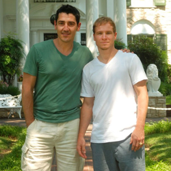 Jonathan Knight of New Kids on the Block and Brian Littrell, Member of the Backstreet Boys