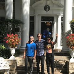 Lance Bass, Tyler HIlton and Ryan Cabrera visited in September 2019.