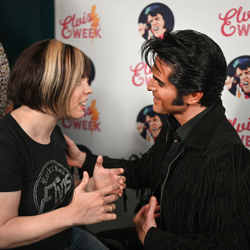 Fans chatted with Dean Z following his first solo concert at The Soundstage at Graceland.