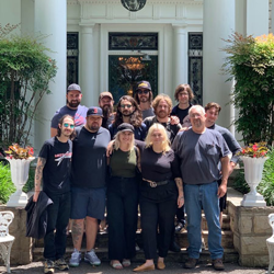 Singer-songwriter Elle King and crew.