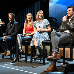 The cast left the drama on the show! They shared plenty of laughs at Graceland.