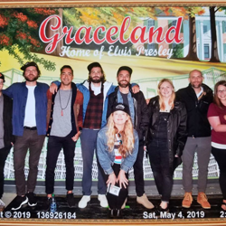 Indie-folk band Lord Huron and crew.