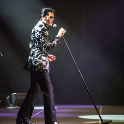 Dean danced all over the stage and even out into the audience.