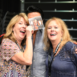 The Holladay Sisters recreate their Elvis photo with Dean!