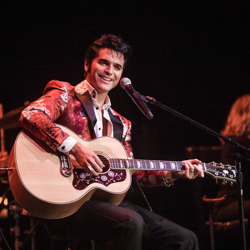 Ultimate Elvis Tribute Artist 2013 Dean Z performed an Elvis Unplugged show at The Guest House at Graceland.